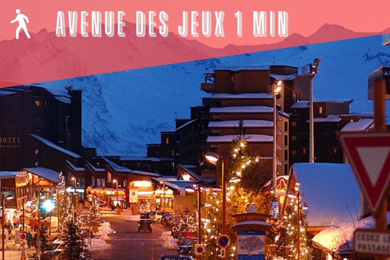 Studio Des Jeux - Alpe D'Huez Hyper Centre - 4-5 Personnes - Wifi Leilighet Eksteriør bilde